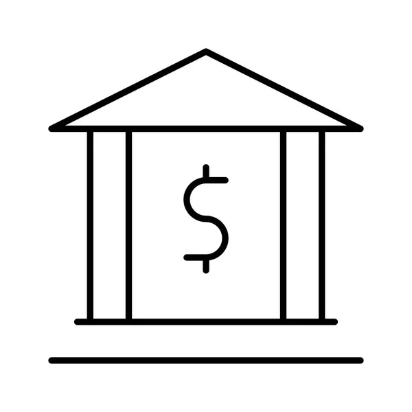 Ikon Federal Reserve Bank America Ilustrasi Vektor - Stok Vektor