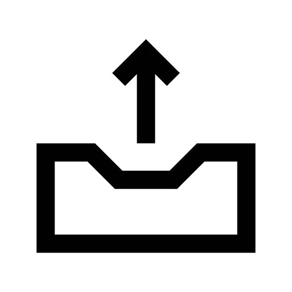 Icono Correo Ilustración Vectorial — Vector de stock