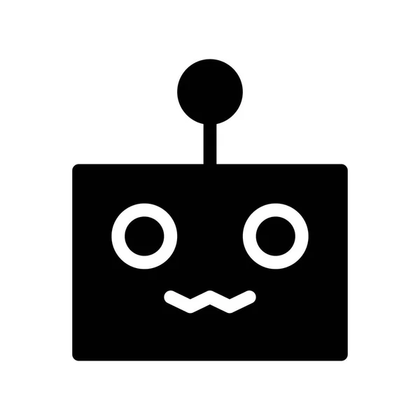 Icono Del Robot Ilustración Vectorial — Vector de stock