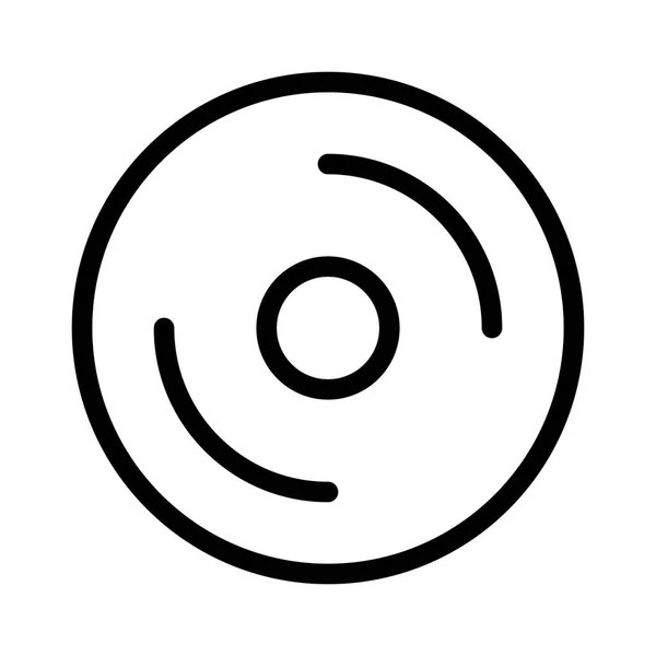 Disc Symbol Vektor Illustration — Stockvektor