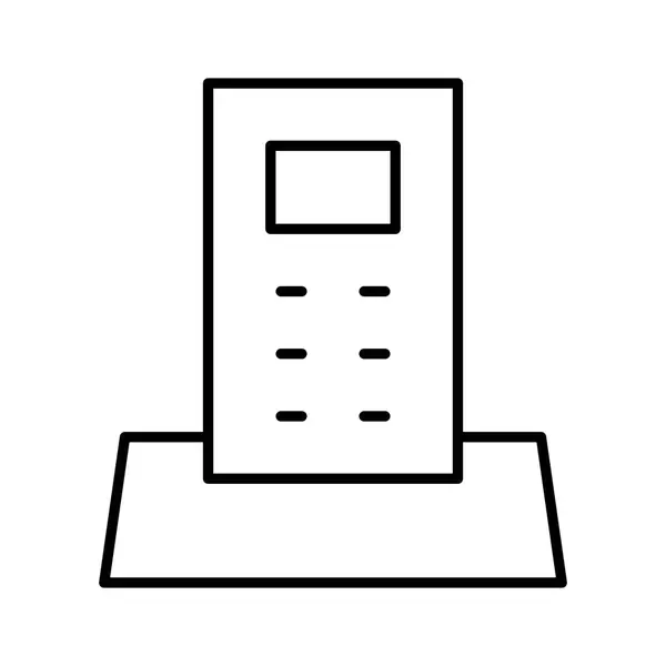 Icono Del Teléfono Ilustración Vectorial — Vector de stock