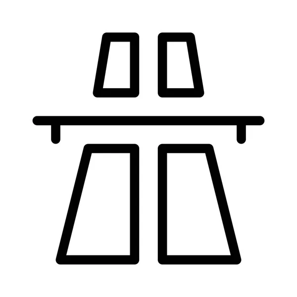 Autobahn Symbol Vektor Illustration — Stockvektor