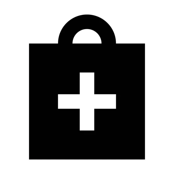 Tag Ajouter Symbole Shopping Sac Ajouter Une Icône Illustration Vectorielle — Image vectorielle