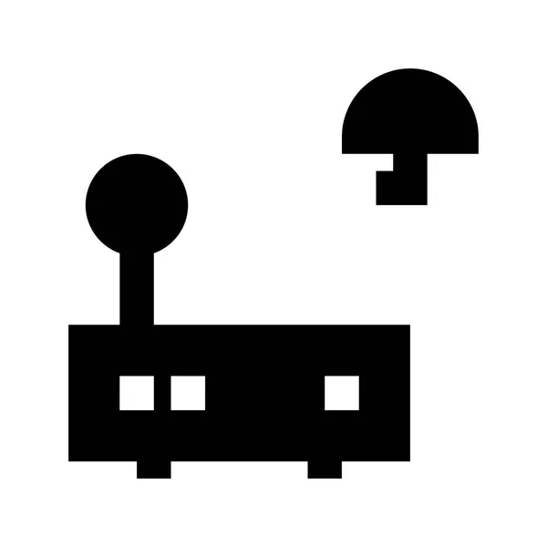 Icona Router Sfondo Bianco Illustrazione Vettoriale — Vettoriale Stock