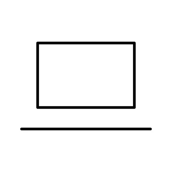 Значок Ноутбука Векторна Ілюстрація — стоковий вектор