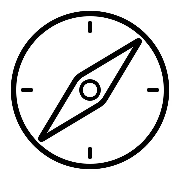 Ikona Kompasu Ilustracja Wektora — Wektor stockowy