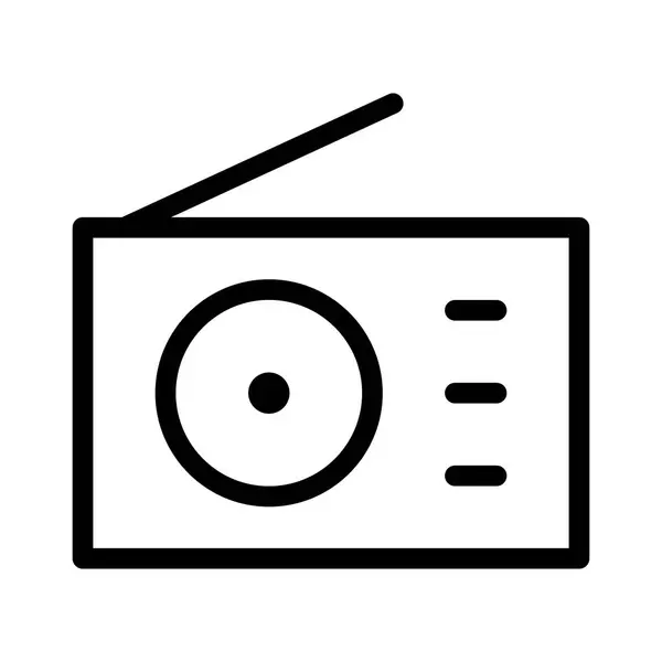 Иконка Radio Music Sound Векторная Иллюстрация — стоковый вектор