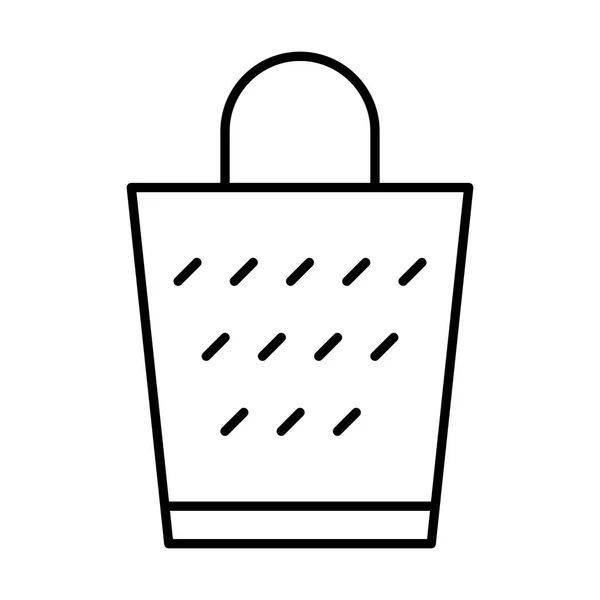 Icono Bolsa Compras Ilustración Del Vector — Archivo Imágenes Vectoriales