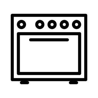 Aşçı Mutfağı simgesi, vektör illüstrasyonu