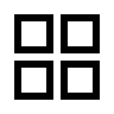 Izgara simgesi, vektör illüstrasyonu