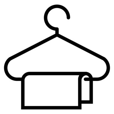 Kuru Temizleme simgesi, vektör illüstrasyonu