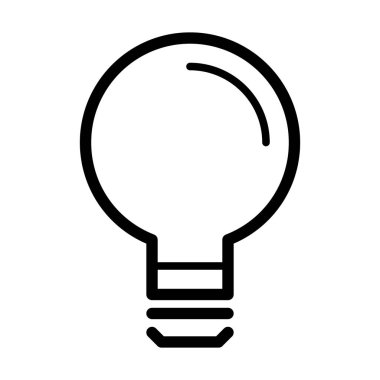 Elektrik simgesi, vektör illüstrasyonu