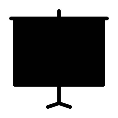 sunum simgesi, vektör illüstrasyonu 