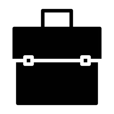 evrak çantası simgesi, vektör illüstrasyonu 