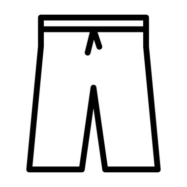 pantolon simgesi, vektör illüstrasyonu