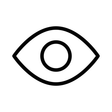 Göz İzleme Güvenlik simgesi, vektör 