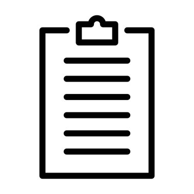  Rapor simgesi, vektör illüstrasyonu 