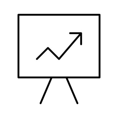 Grafik Büyümesi, vektör illüstrasyonu