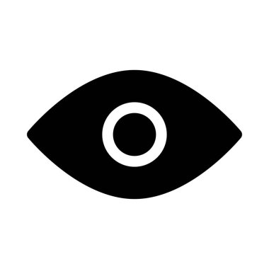 İnsan Gözü simgesi, vektör