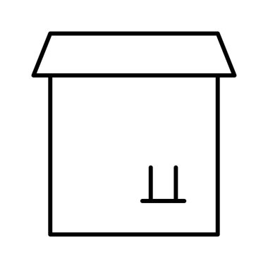 paket simgesi, vektör çizimi