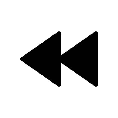 Simgeyi geri al, vektör illüstrasyonu 