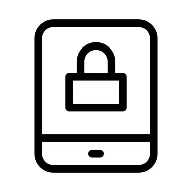 Tablet Çanta Ticaret simgesi, vektör illüstrasyonu