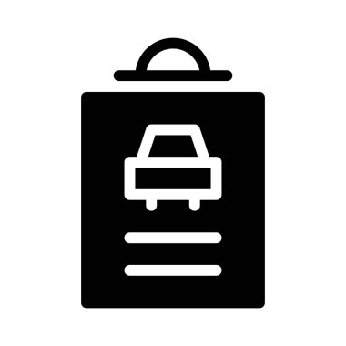 Otomatik Sigorta simgesi, vektör illüstrasyonu