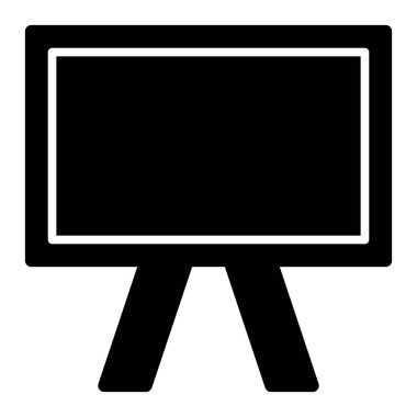 Tahta simgesi, vektör illüstrasyonu 