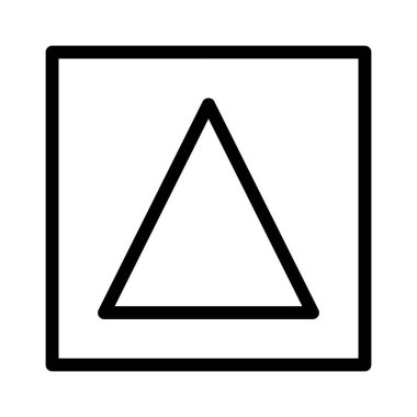 yukarı ok simgesi, vektör illüstrasyonu  