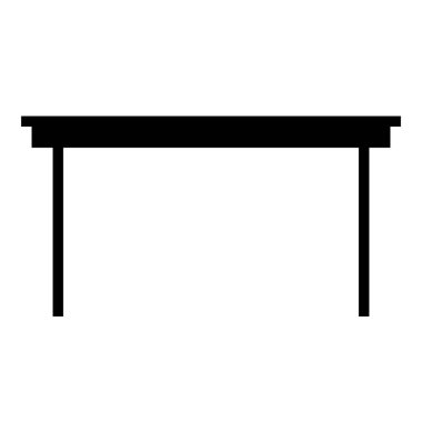 tablo simgesi, vektör illüstrasyonu 