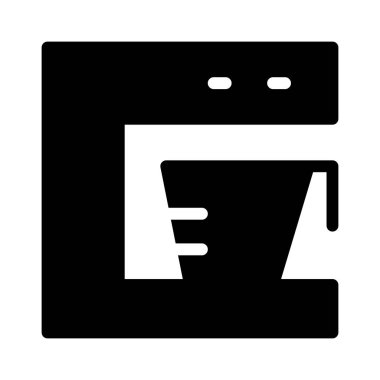 kahve simgesi, vektör illüstrasyonu