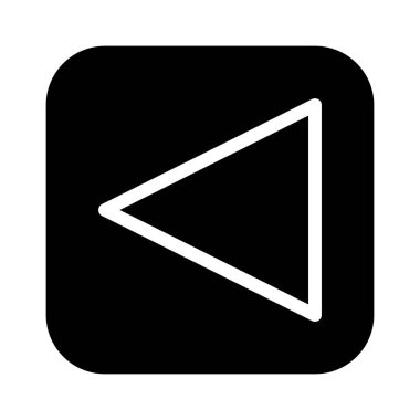 Sol Ok simgesi, vektör