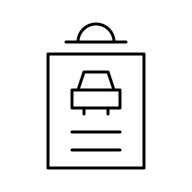 Otomatik Sigorta simgesi, vektör illüstrasyonu