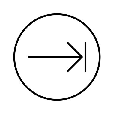 Sonraki Ok simgesi, vektör