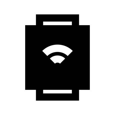  Smartwatch Elektronik simgesi, vektör çizimi