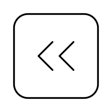 Simgeyi geri al, vektör illüstrasyonu 