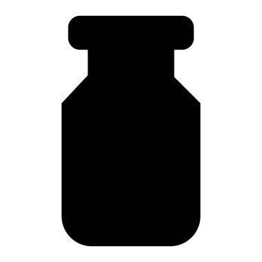 şişe simgesi, vektör illüstrasyonu