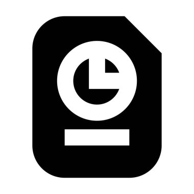 Beyaz arkaplan üzerindeki belge simgesi, vektör illüstrasyonu