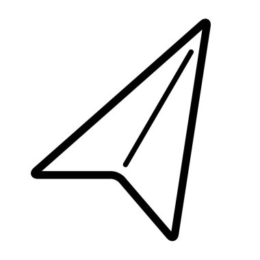 konum simgesi, vektör çizimi