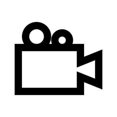 Video Kamera simgesi, vektör