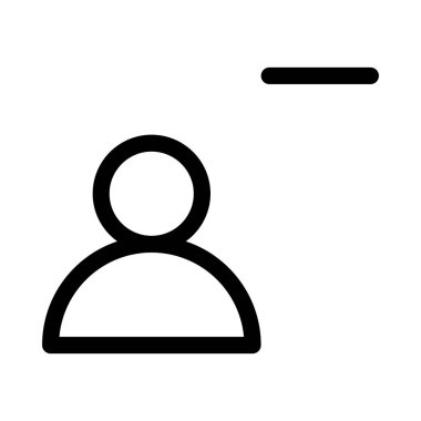 Hesap Kullanıcısı beyaz arkaplan üzerindeki simgeyi kaldır, vektör illüstrasyonuName