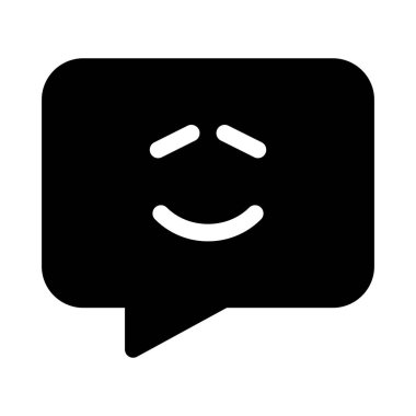 konuşma balonu simgesi, vektör illüstrasyonu