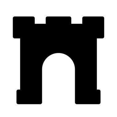 konum simgesi, vektör çizimi