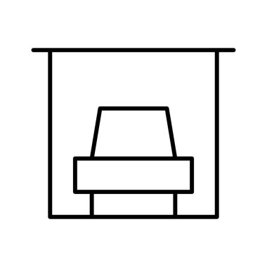 konum simgesi, vektör çizimi