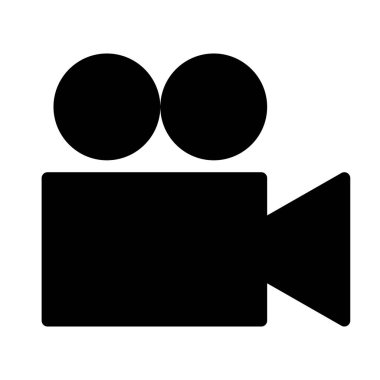 Video Kamera simgesi, vektör