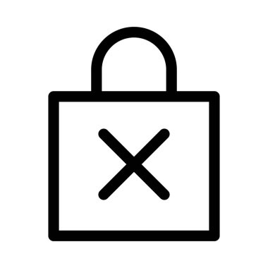 Simge, vektör illüstrasyonunu sil