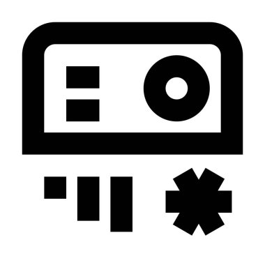  Beyaz arkaplanda hava durumu simgesi, vektör illüstrasyonu