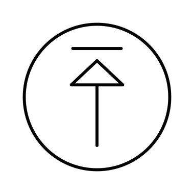 Beyaz arkaplan, vektör illüstrasyonuna simge yükle