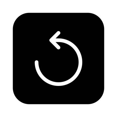 Arrow simgesi, vektör illüstrasyonunu tekrarla  