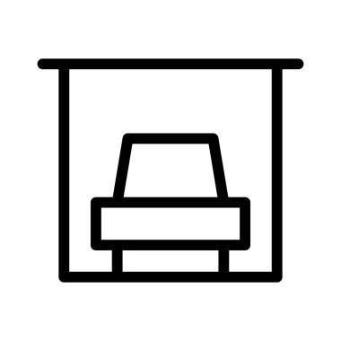 konum simgesi, vektör çizimi